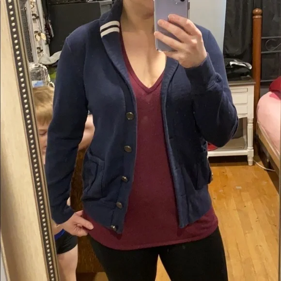 EUC Tommy Hilfiger Preppy blazer cardigan - Picture 4 of 8